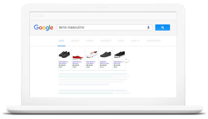 Anúncios Google Shopping
