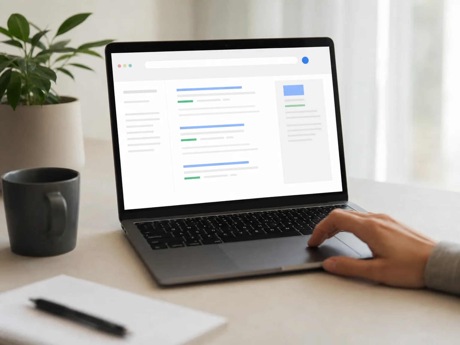 Campanha de pesquisa do Google Ads em análise